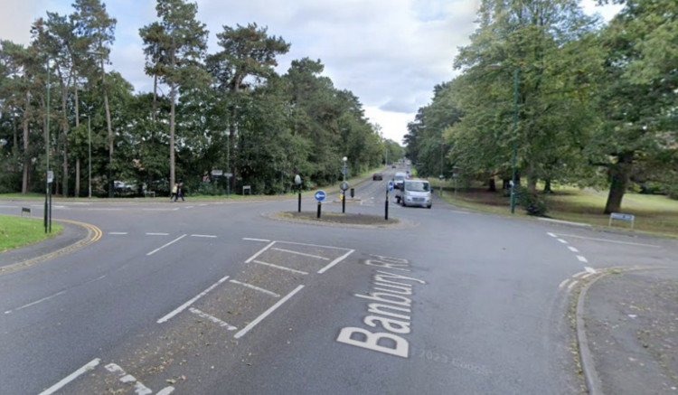 Temporary four-way traffic signals are in place at the Myton Road and Banbury Road junction (image via Google Maps)