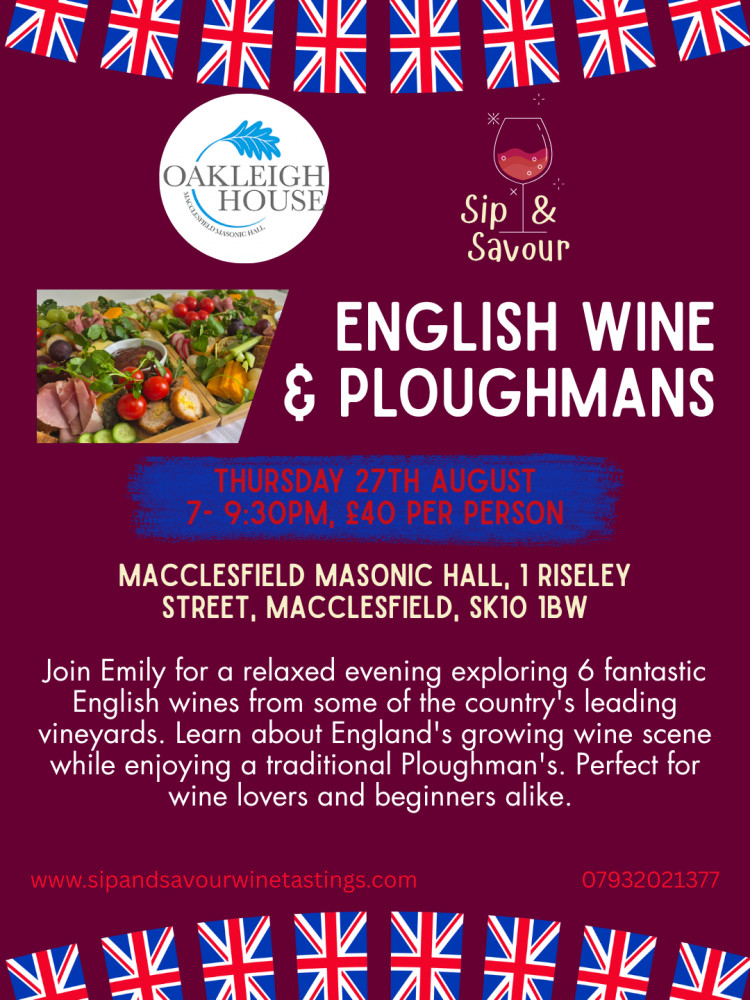 English Wine and Ploughmans Tasting