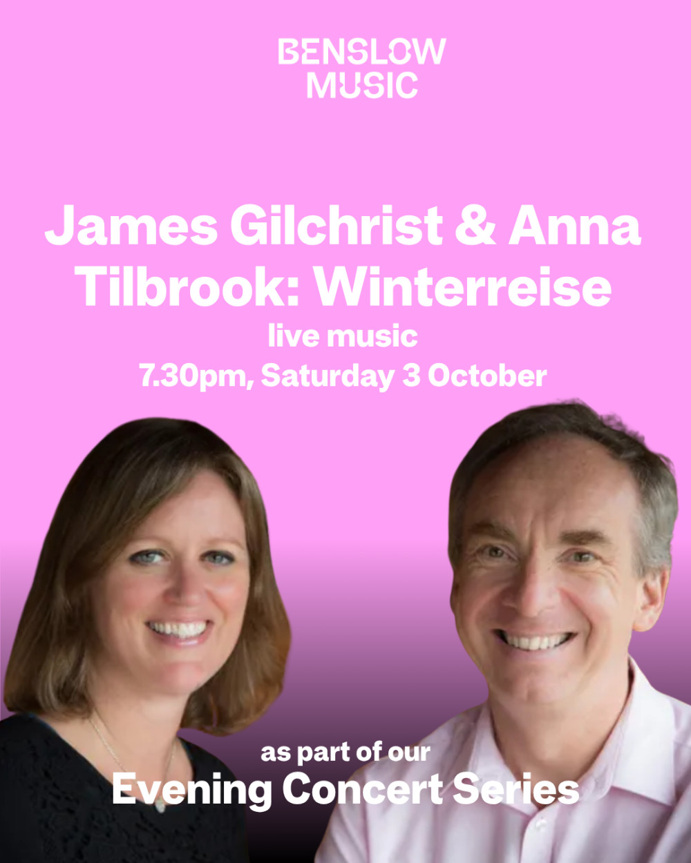 James Gilchrist & Anna Tilbrook: Winterreise