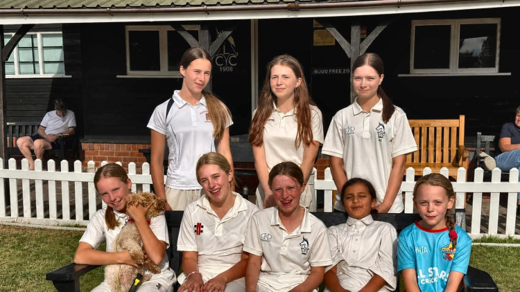 The girls team took to the field for the first time in Lapworth's history (image supplied) 