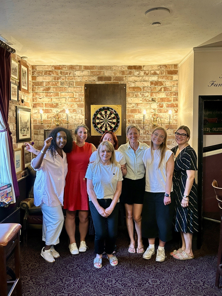The Teddington Women's Amateur Darts League launched its second team after a 'successful' taster session (Image supplied)