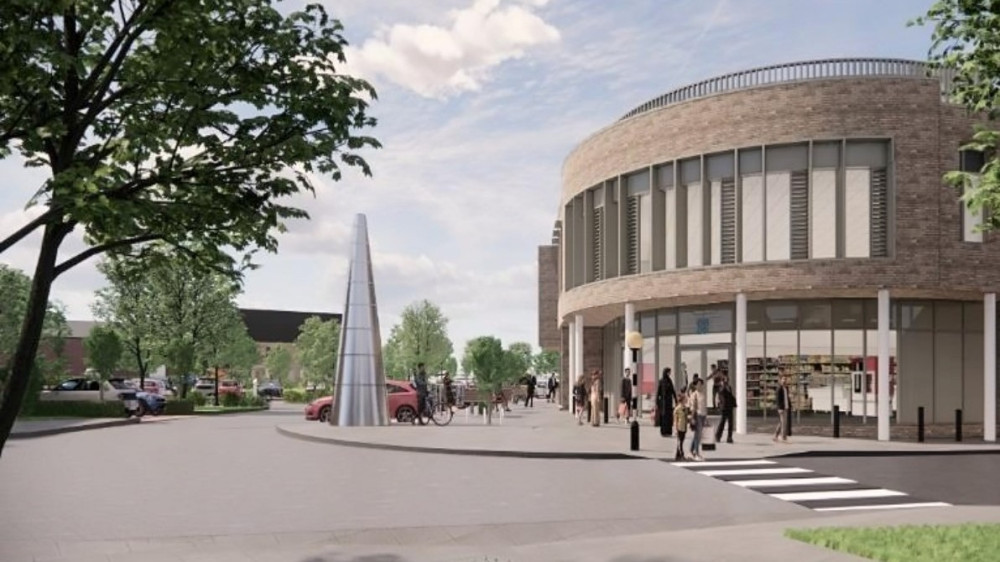 Phase 2 will see the building of a new community, health and retail centre, six new houses and a new vicarage (Photo: LDRS)