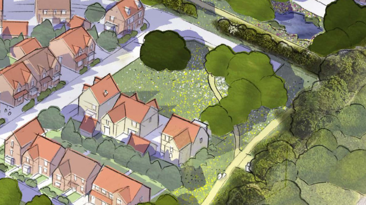 More than 500 new homes could be built on the edge of a Stockport village joining up with another major development next door (Image - Marrons / Russell LDP)