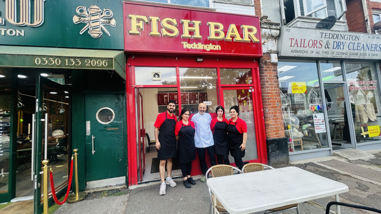 The Teddington Fish Bar is located 194 Kingston Road, Teddington and now managed by the Parmak family (Credit: Tilly O'Brien)