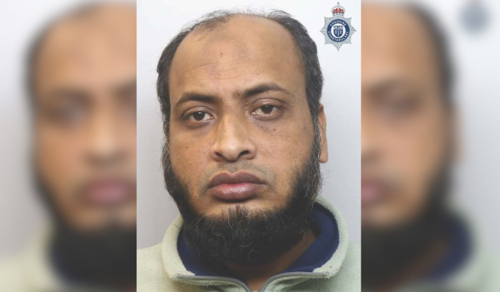 Foisal Ahmed has been extradited back to the UK to serve his prison sentence (Image via: Cheshire Constabulary)