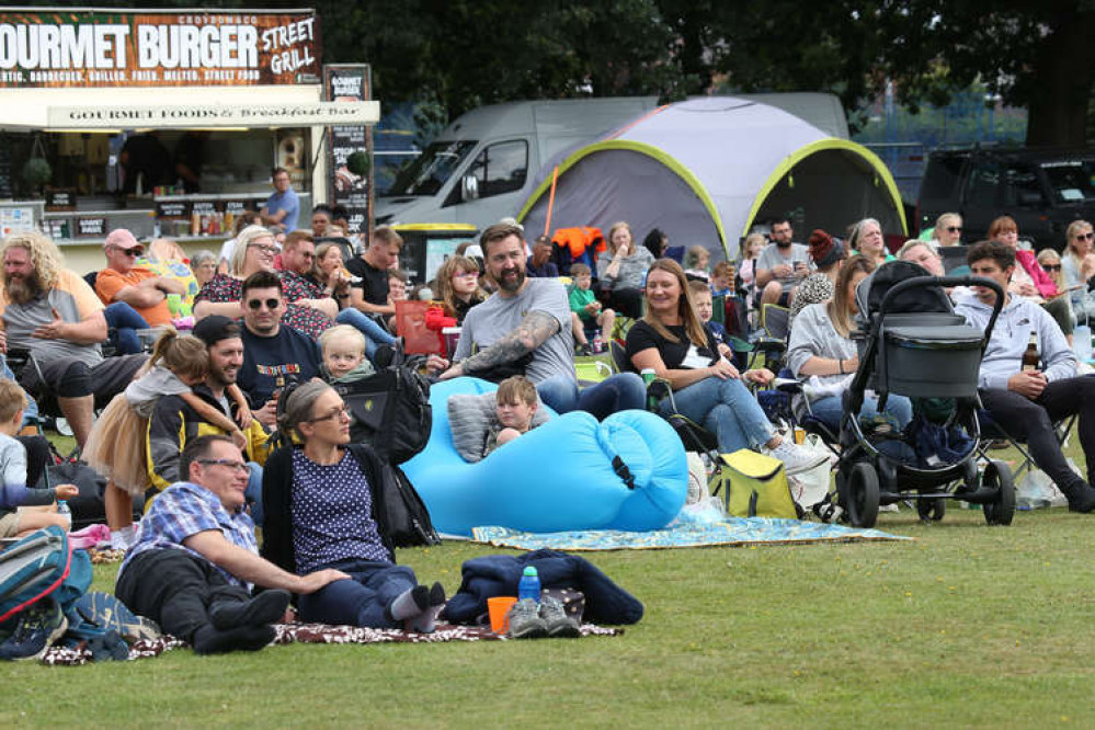 Friends and families came together to make the most of the free event