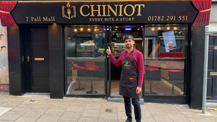 Chiniot is now open on Pall Mall, Hanley (image via Ali Raza)