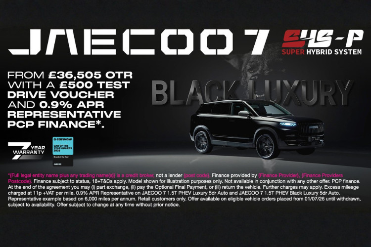 This July, Swansway Motor Group is inviting customers to experience the Jaecoo J7 SHS Luxury and Jaecoo J7 SHS Black Luxury (Image - Swansway Group)