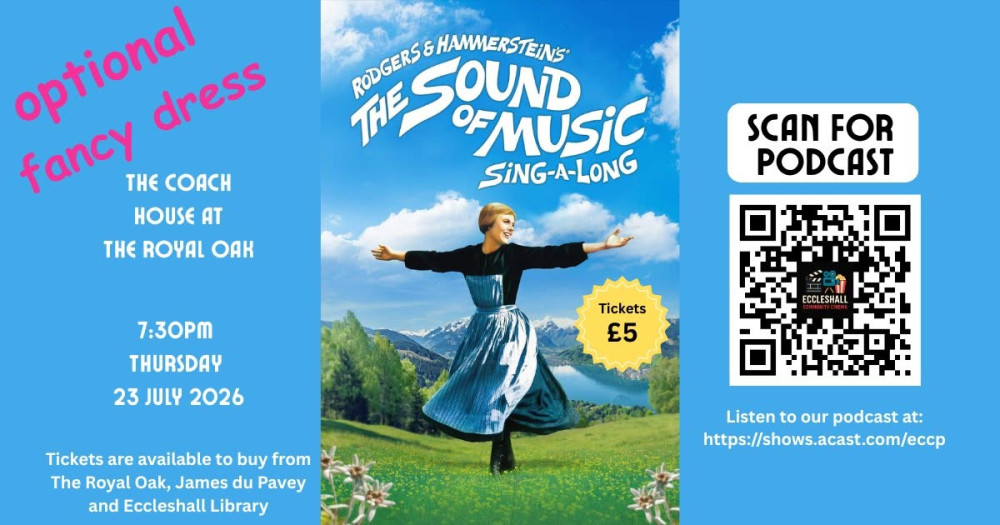 Are you a fan? (image via Eccleshall Community Cinema Club)