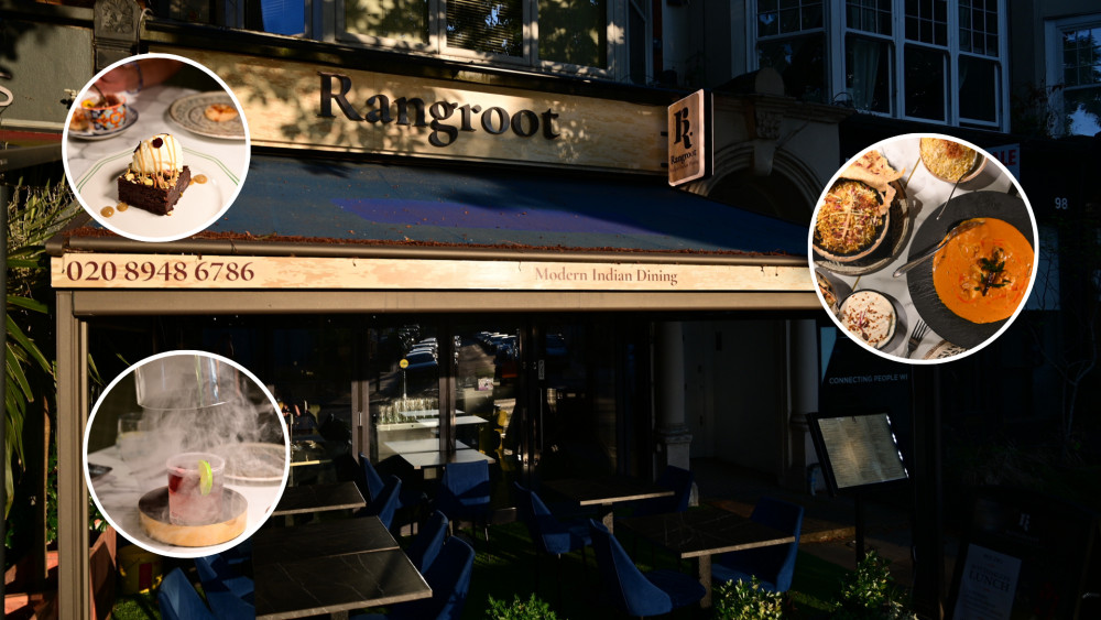 Nub News dined at the latest restaurant to join Kew, modern Indian restaurant Rangroot (credit: Ollie G. Monk). 