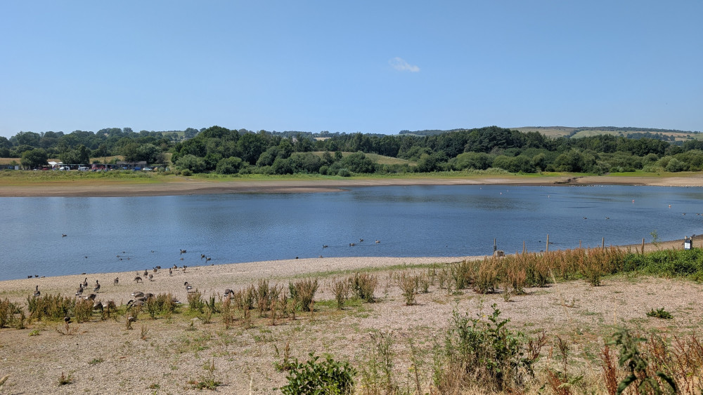 Tittesworth Reservoir, where water levels have fallen to 55 per cent. (image via LDRS