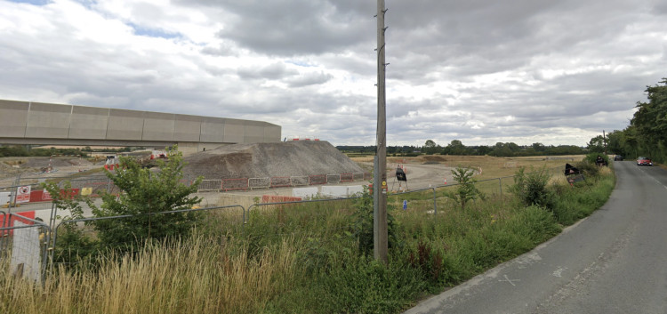 HS2 works to start on B4451, Kineton Road in Southam next month (image via Google Maps) 