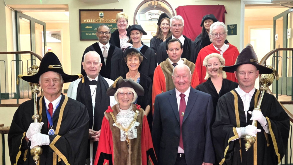Former Wells Town Crier Len Sweales has been made a Freeman of the City after 25 years of civic service and charity support. (Photo: Wells City Council) 