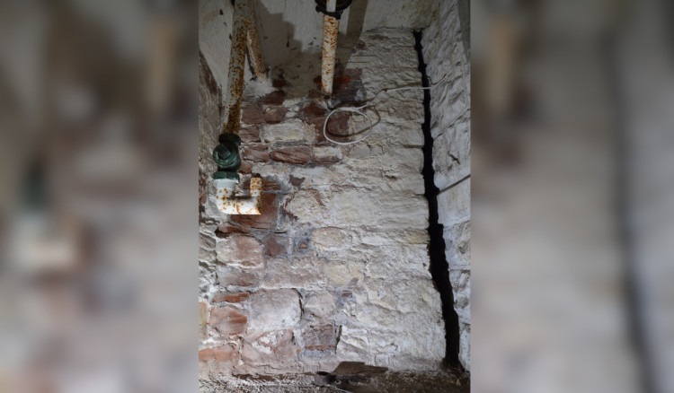 Archaeologists have discovered a previously unknown section of Chester Castle's medieval defences (Image supplied)