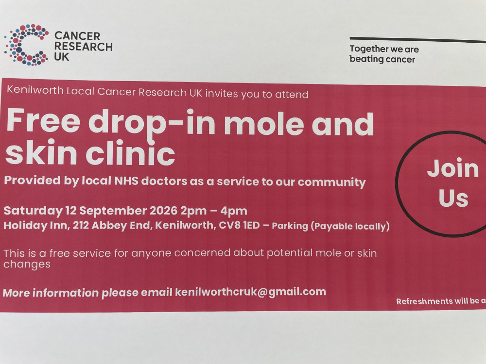 Free drop-in mole and skin clinic