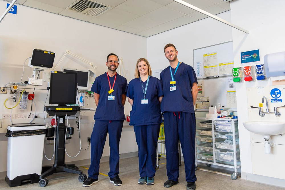 A new treatment bay at the Countess of Chester Hospital has saved more than £32,000 (Image via: Countess of Chester Hospital)