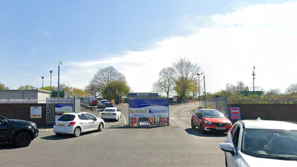 Residents will need to register their vehicles before using household waste recycling centres (Image via: Google)