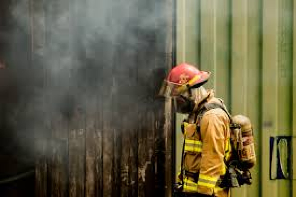 What does being an on-call firefighter involve?