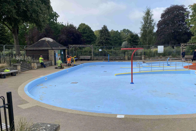 A date for the reopening of Leamington's paddling pool at Victoria Park is set to be revealed this week (image via Warwick District Council) 