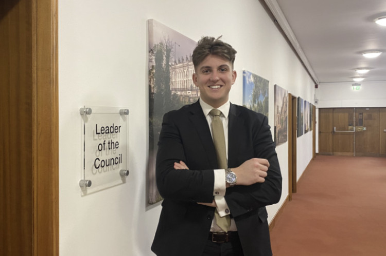 Warwickshire Council leader George Finch faces a code of conduct hearing over Pride flag dispute with chief executive Monica Fogarty (image via Nub News)