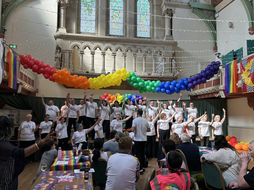The Proud Marys perform at Congleton Pride 2026 (Credit: Congleton Pride)