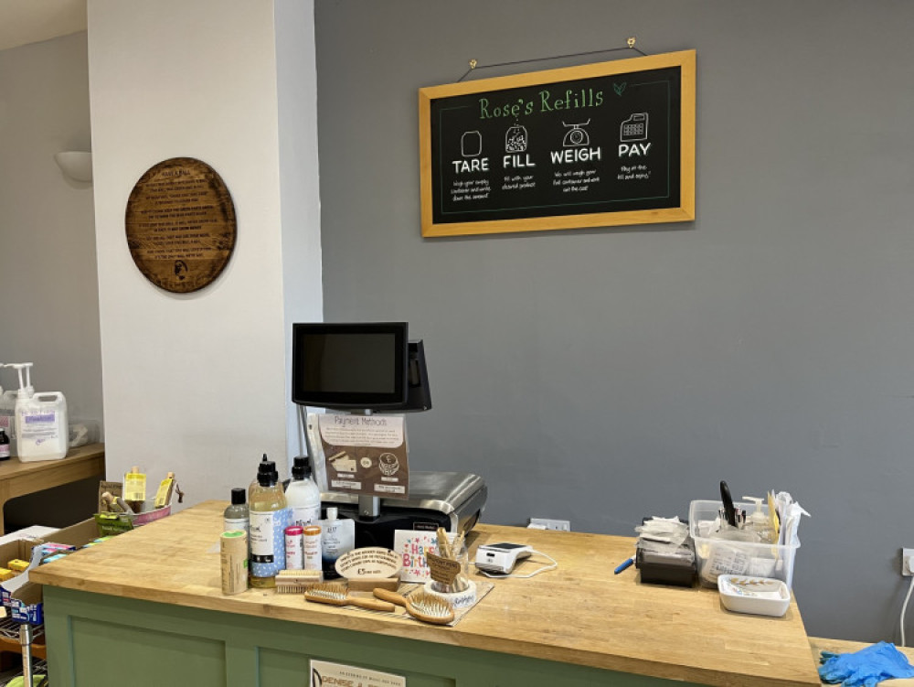 Rosie's Refills in Alsager is launching a book swap corner on 31 July to prevent printed material going to landfill. (Photo: Deborah Bowyer/Alsager Nub News)