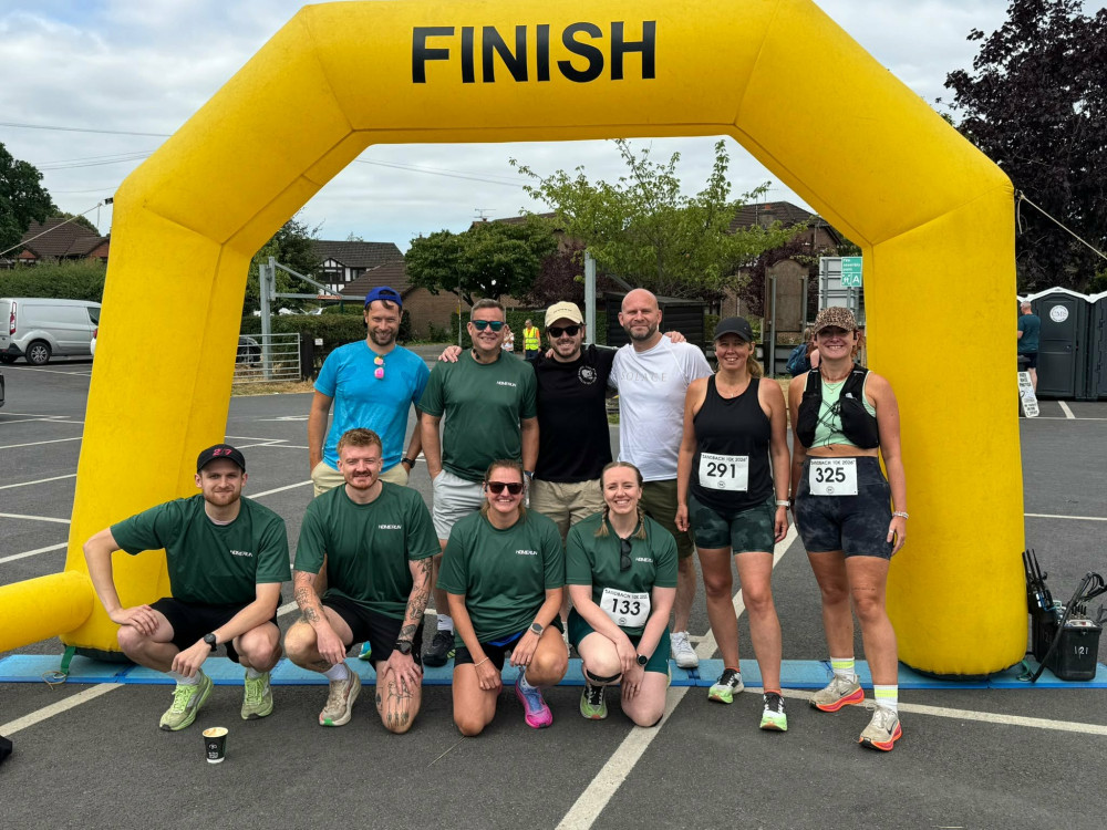 Members of the Alsager group travelled to nearby Sandbach to take part in the annual road race. (Photo: Brad Lancaster/Home Run Club) 