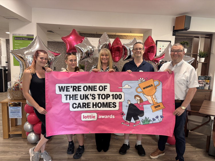 The Belong Macclesfield team celebrates recognition for the village in the Lottie Awards (Credit: Supplied)