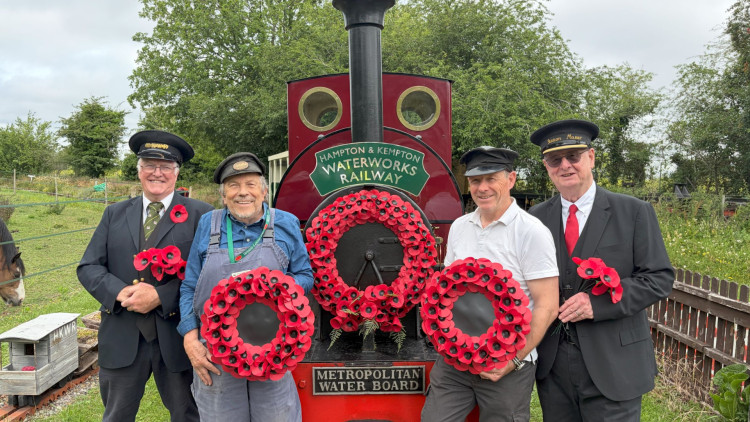 Volunteers at Hampton Kempton Waterworks Railway prepare for a weekend celebrating the centenary of The Poppy Factory in Richmond (credit: Image supplied).
