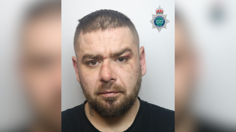 Shane Bridgewood was sentenced to two-and-a-half years in prison at Stoke-on-Trent Crown Court (image via Staffordshire Police)