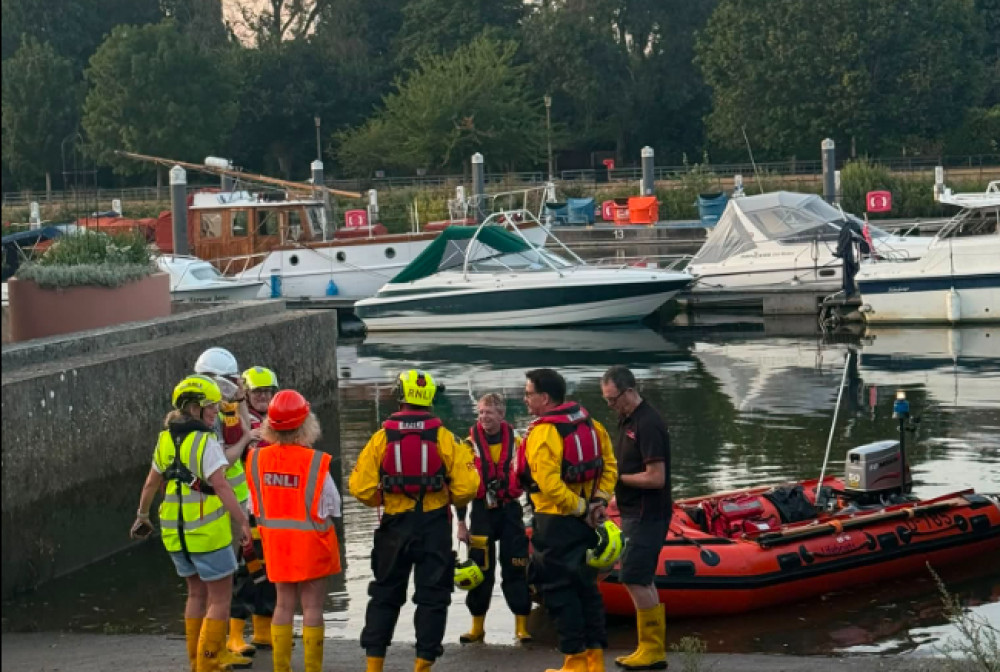 The Teddington RNLI crew answered three call outs on Monday evening (Credit: Teddington RNLI)