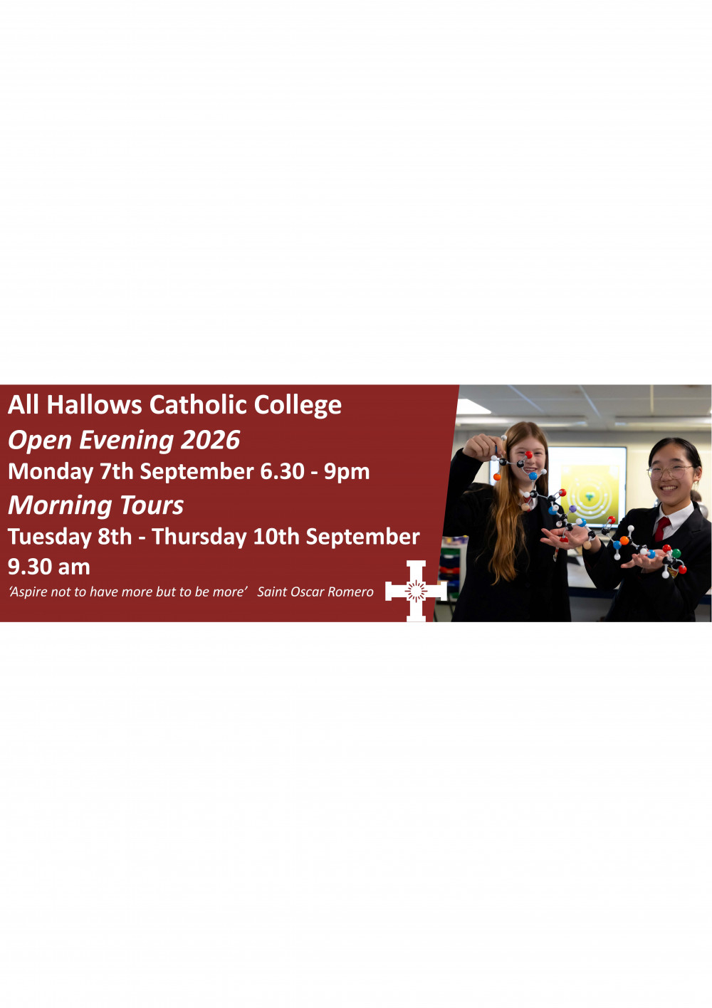 All Hallows Catholic College Open Evening