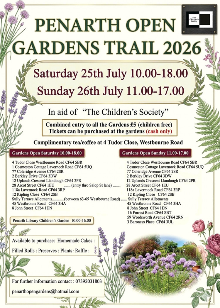 Penarth Open Gardens Trail 