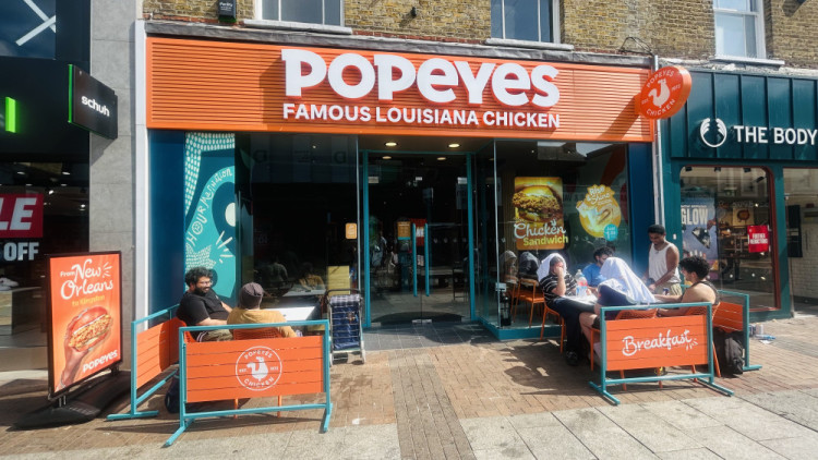 opeyes’ new Kingston restaurant is located at 65 - 67 Clarence Street (Credit: Tilly O’Brien) 
