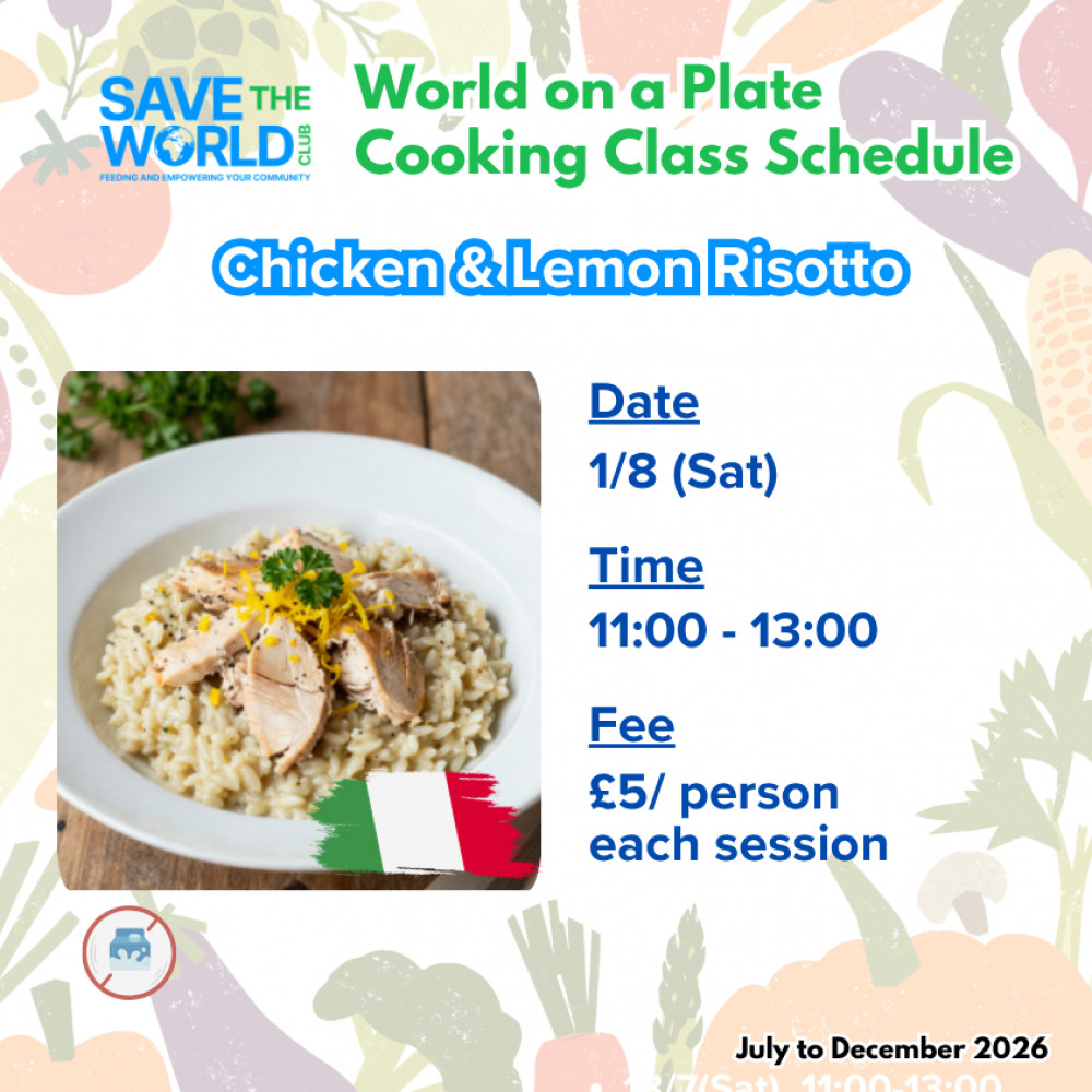 World on a Plate - Chicken & Lemon Risotto