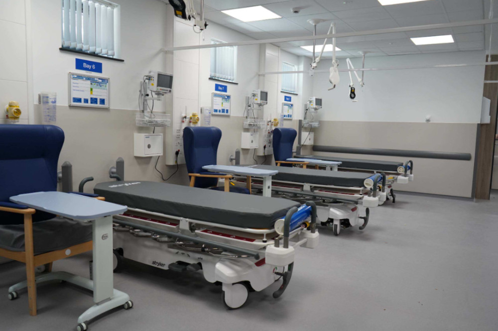 The new acute medical receiving unit at Macclesfield District General Hospital (Credit: ECNHST)