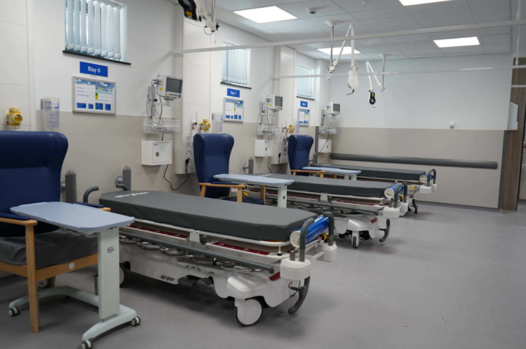The new acute medical receiving unit at Macclesfield District General Hospital (Credit: ECNHST)