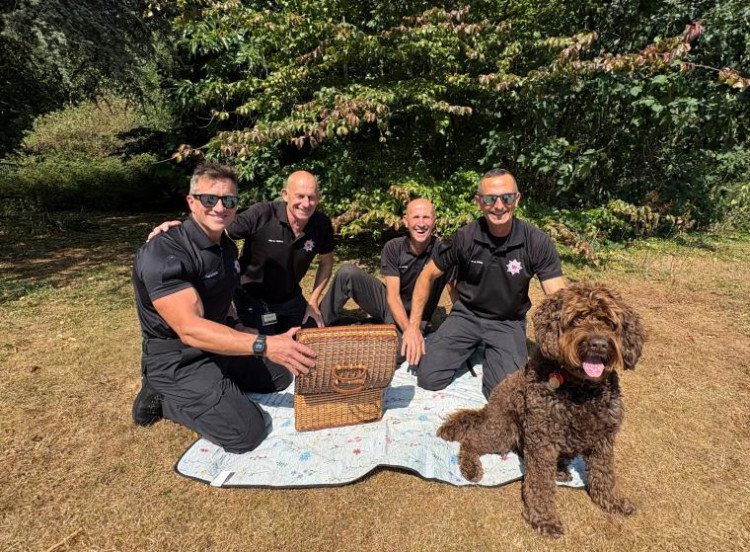 Devon and Somerset Fire and Rescue Service is asking people to pack picnics instead of lighting barbecues after outdoor fires in hot, dry weather. (Supplied) 