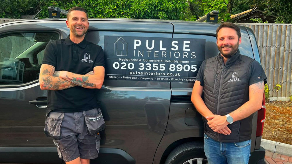 (Left to right) Louis and Jack launched Pulse Interiors last year (credit: Image supplied).