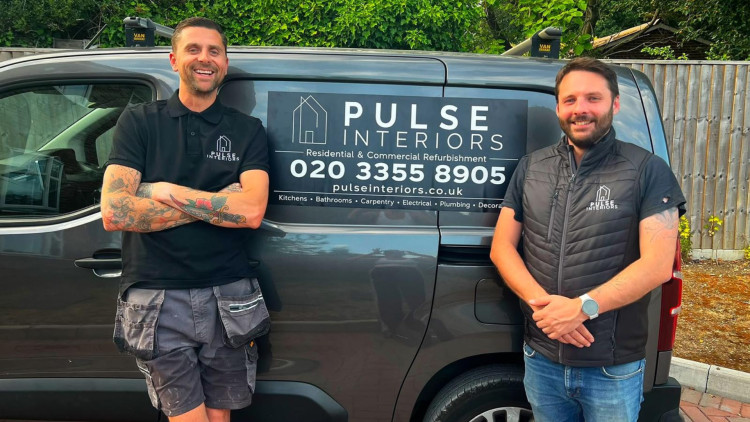 (Left to right) Louis and Jack launched Pulse Interiors last year (credit: Image supplied).