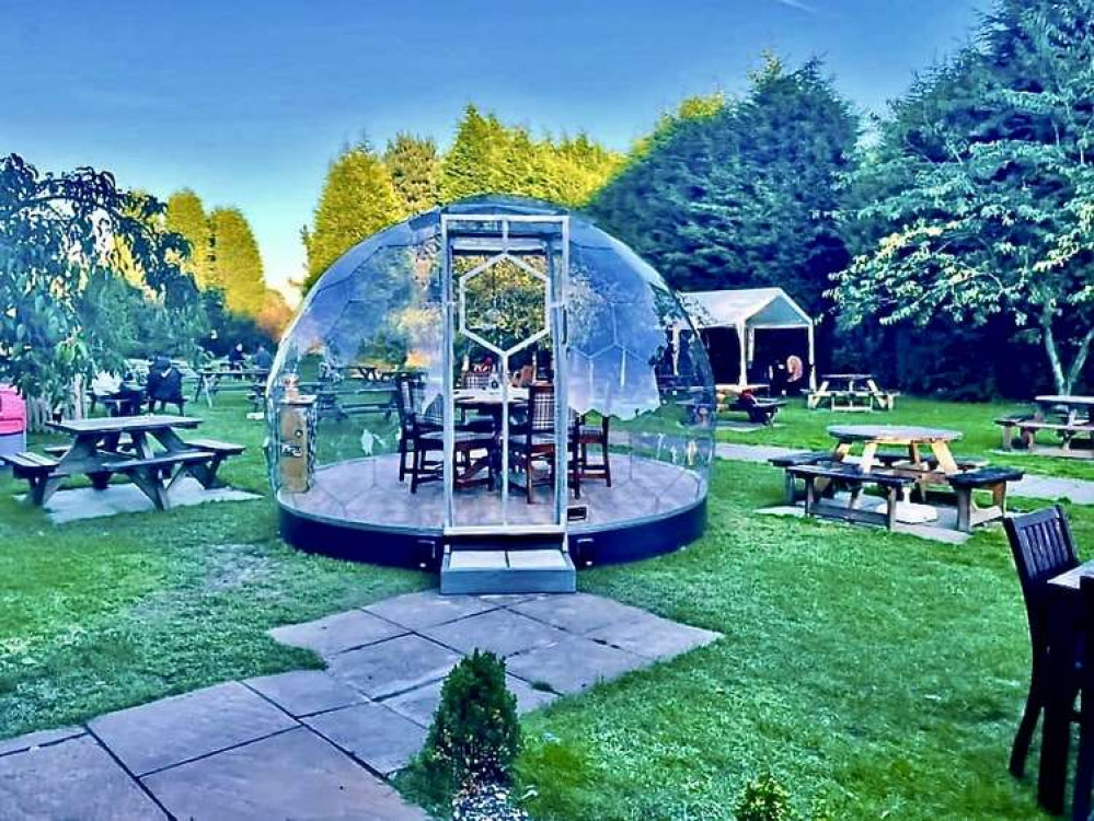 The Garden Dome at the Bull's Head. Photo: Bull's Head Facebook page The Garden Dome at the Bull's Head. Photo: Bull's Head Facebook page