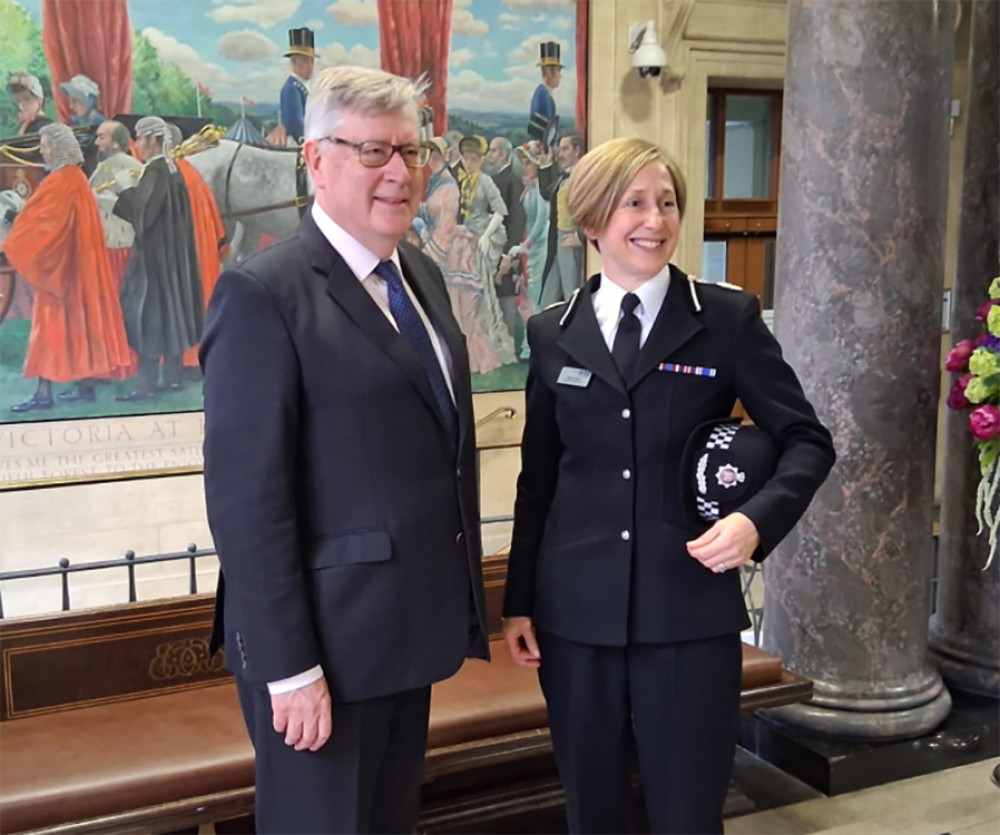 Roger Hirst and CC Rachel Nolan