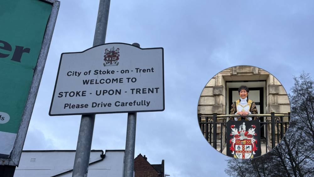Councillors have been told Stoke-on-Trent will retain city status and its lord mayor (main image via Nub News / inset image via Stoke-on-Trent City Council)