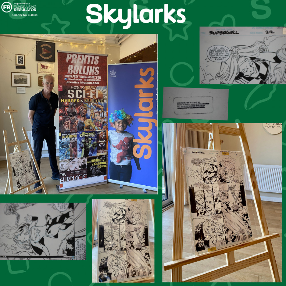 🧡 Own a Piece of DC Comics History – While Supporting Skylarks! 🦸‍♀️