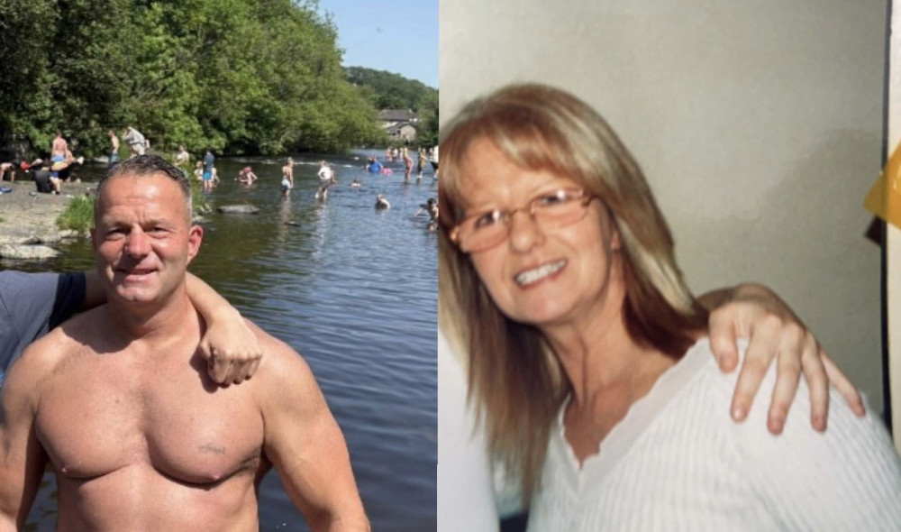 Andrew Tinsley, 46, and his mother, Carol Tinsley, 70 (Image via: Derrie Tinsley)