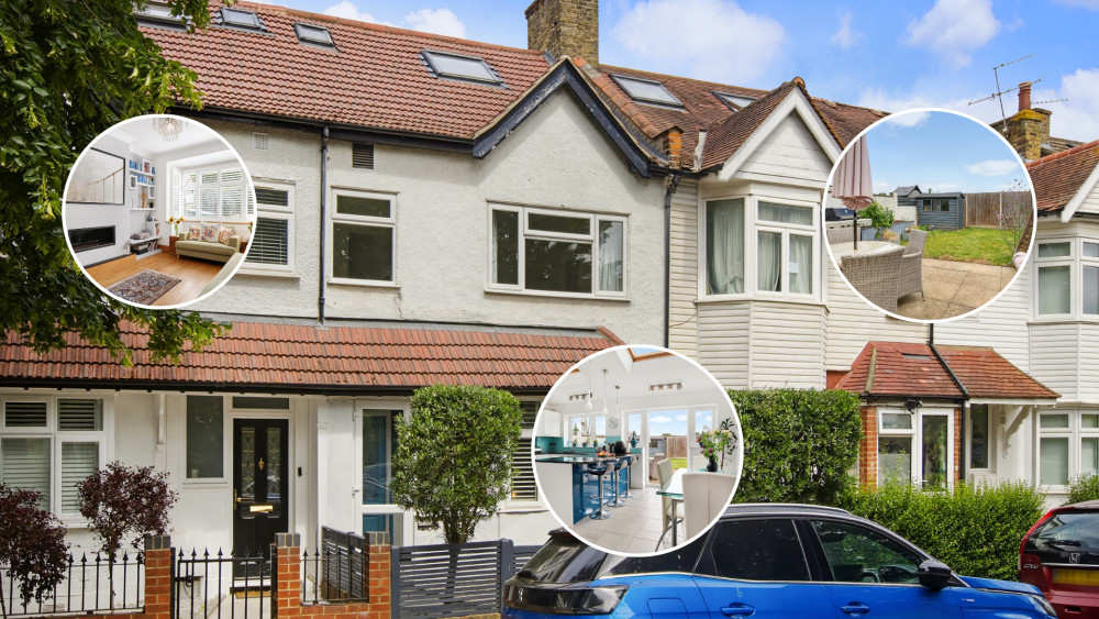 This week's Ealing property of the week is a beautiful four-bedroom home on Haslemere Avenue, Northfields (credit: Leslie & Co).