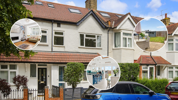This week's Ealing property of the week is a beautiful four-bedroom home on Haslemere Avenue, Northfields (credit: Leslie & Co).