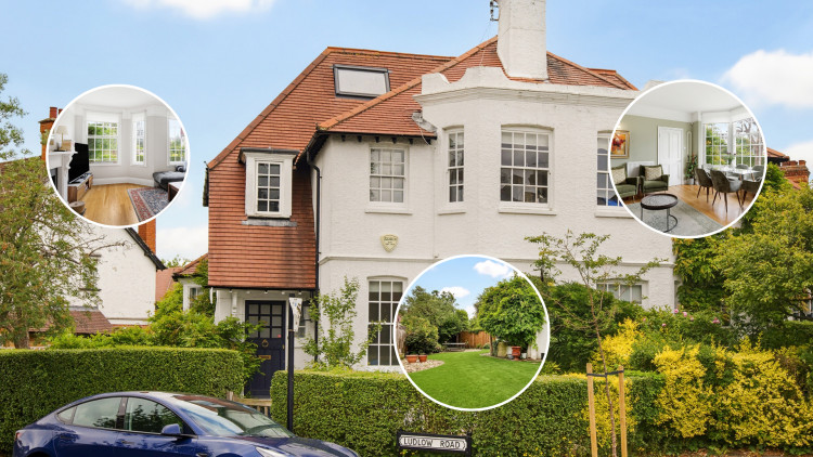 Impressive double-fronted family residence occupying a prominent corner plot in the historic Brentham Garden Suburb (credit: Leslie & Co).