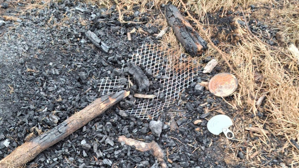 A disposable BBQ is believed to have started the fire at Macclesfield Forest (Credit: CFRS)