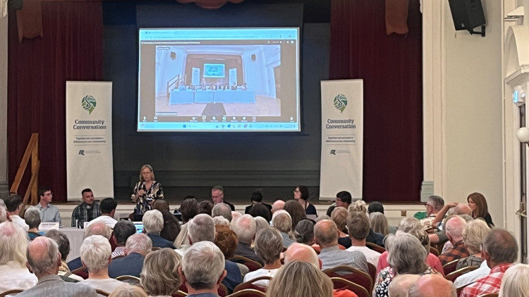 Locals gathered at Richmond Council's Community Conversation event to share opinions on Heathrow Airport expansion plans (credit: Richmond Council).